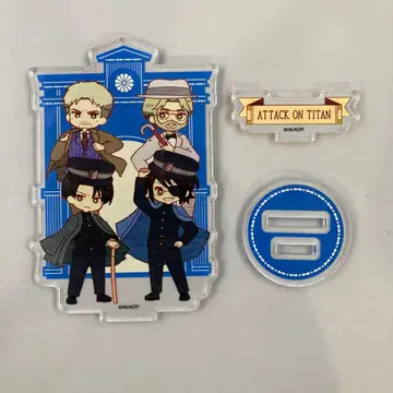 레트로 아트 아크릴 스탠드 플레이트 진격의 거인