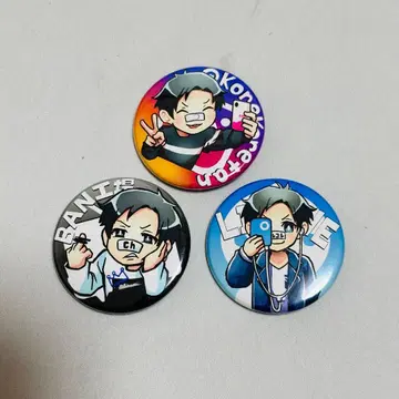 코레코레 방송인 트위캐스 코레페스 캔뱃지 굿즈