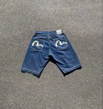 에비수 청바지 하프 팬츠