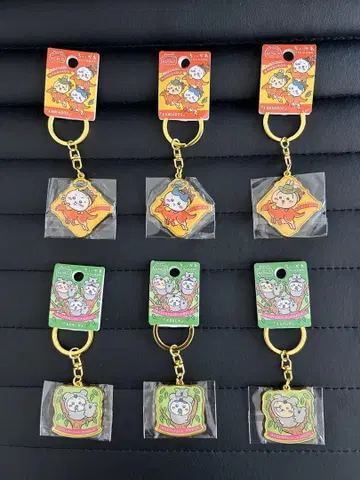 치이카와 (먼작귀) 호주 키링 세트