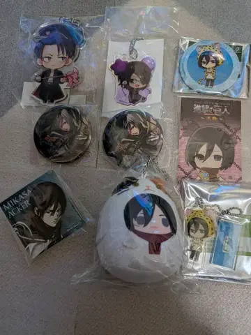 진격의 거인 미카사 한지 리바이 굿즈 [ 미개봉 ]