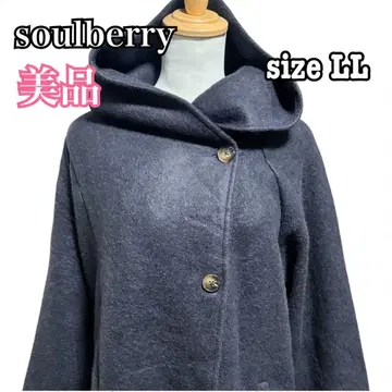 [ 새상품급 ] 서울베리 판초 후드 부착 자켓 LL 빅 넉넉한 사이즈