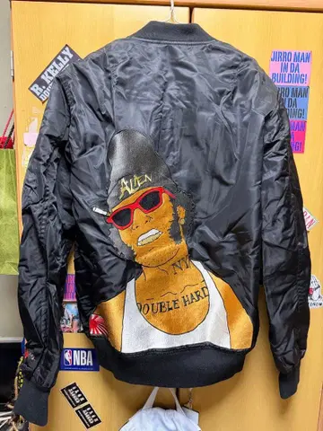 DOUBLE HARD MA-1 자켓 L 사이즈 블랙