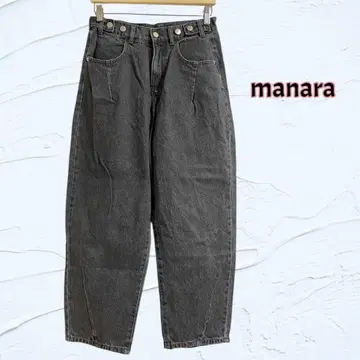 manana 마너냐 벌룬 데님 팬츠 그레이 데님 M 사이즈 하의