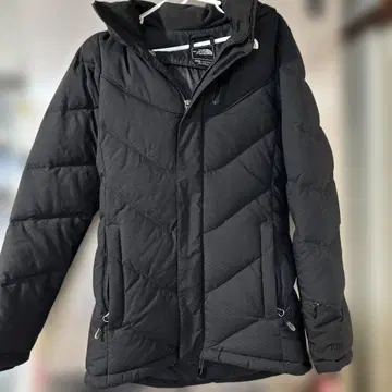 해외 THE NORTH FACE 블랙 다운 자켓 XS 다운 털 빠짐 있음