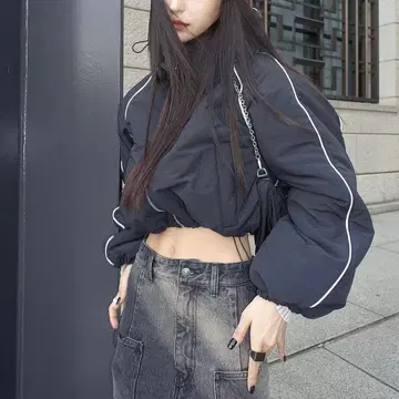 Melt the lady cropped line jacket