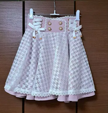 ROJITA 허리 레이스업 샤샤 스커트