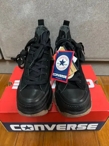 CONVERSE 트랙 웨이브 블랙 하이컷 컨버스