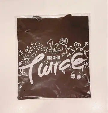TWICE 토트백 THIS IS FOR TWICE 블랙