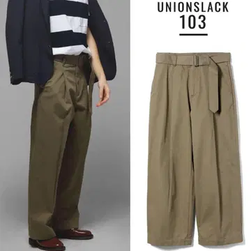 트래디셔널 웨더웨어 새상품 UNIONSLACK 103 와이드 팬츠 M