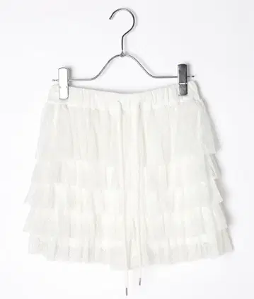 레이스 숏팬츠 화이트