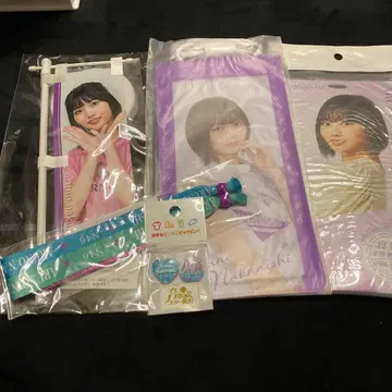 나카니시 아루노 스마트폰 파우치 티켓 홀더 미니 깃발 등 세트