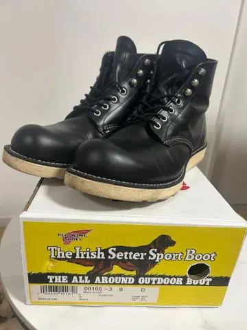 REDWING 6인치 클래식 라운드 블랙 8165 복각 개택