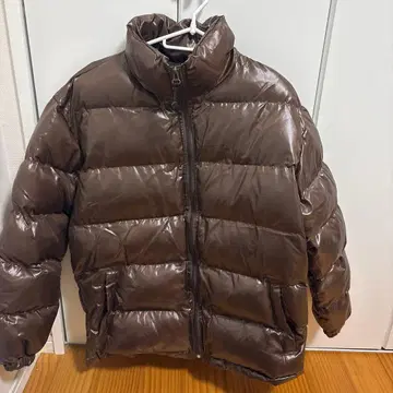 브라운 다운 자켓