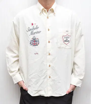 빅 사이즈 2L SINA COVA 시나코바 긴팔 코듀로이 셔츠