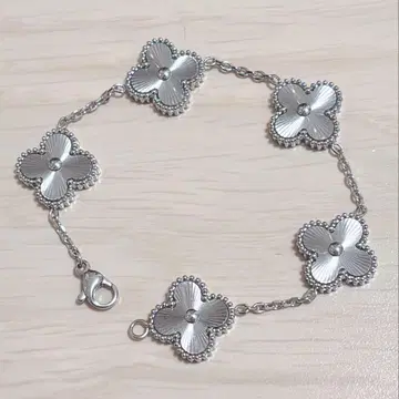 클로버 팔찌 빈티지 실버 귀걸이 목걸이