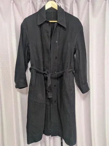 UNIQLO 블랙 트렌치코트