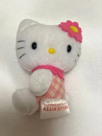 산리오 헬로키티 2002 레트로 마스코트 꽃무늬