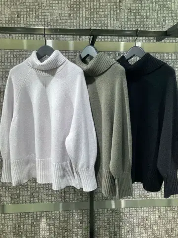 Theory Luxe 캐시미어 100% 3way 터틀 니트 가디건