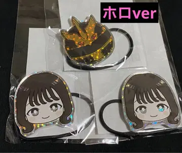 이치가와 카쿠노 고쥬유니콘 카오카오오카오 머리끈 호로 3세트