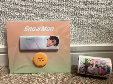 Snow Man 무카이 코지 캔뱃지 롤 세트