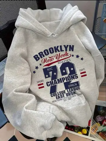 그레이 오버 사이즈 후드티 남성용 한국 스타일 스트릿 y2k 아메카지