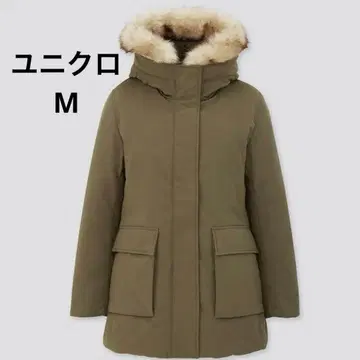유니클로 울트라 웜 다운 숏코트 M 사이즈
