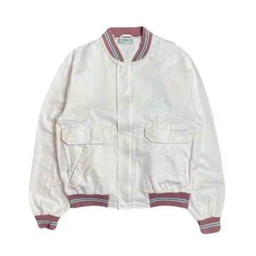 80s 90s 라코스테 코튼 자켓 빈티지 짧은 기장