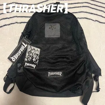 택 포함 미사용 THRASHER 메쉬 백팩