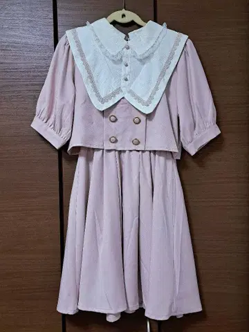 ROJITA 세일러 레이어드 스타일 원피스