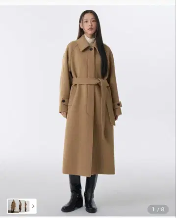 MUSINSA 캐시미어 블렌드 발마칸 로브 코트