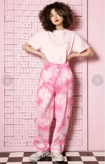 jouetie (쥬에티) 컬러 카고 팬츠 (핑크)