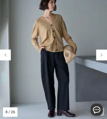 UNFILO 커브 와이드 팬츠 S 블랙