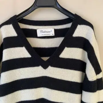 [ 새상품급 ] 스라이 SLY 스웨터 니트 캐시미어 100% 보더