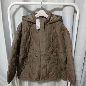 6L 새상품 후드 부착 퀼팅 자켓