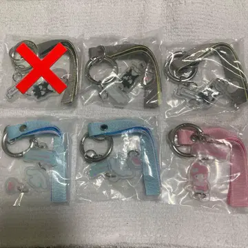 산리오 미니 참 포함 리본 태슬 3종 5개 낱개 판매 가능