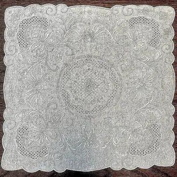 새상품급 레어 스와토 수예 손자수 손수건