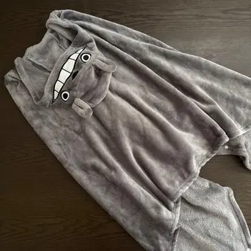 이웃집 토토로 담요 케이프 판초 착용 담요 성인용
