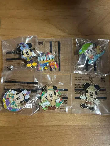 디즈니 키링 핀 배지