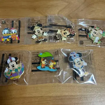 디즈니 키링 핀 배지