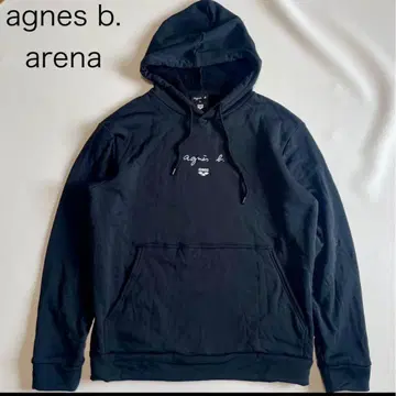agnes b. arena 블랙 후드티 L 사이즈
