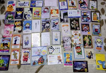 유루캬라 명함 카드 50장 묶음 판매 지역 캐릭터