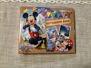[ 새상품 ] 디즈니 사인북 사인펜 포함 TDR 사인 미키 브라운
