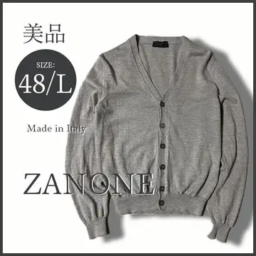 ZANONE 자노네 울 가디건 48/L 그레이 새상품급 이탈리아제