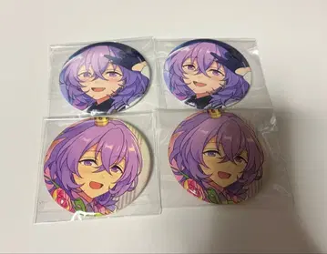 앙스타 유메 캔뱃지 4점