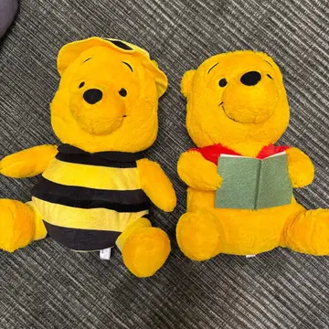곰돌이 푸 봉제 인형 2체 세트