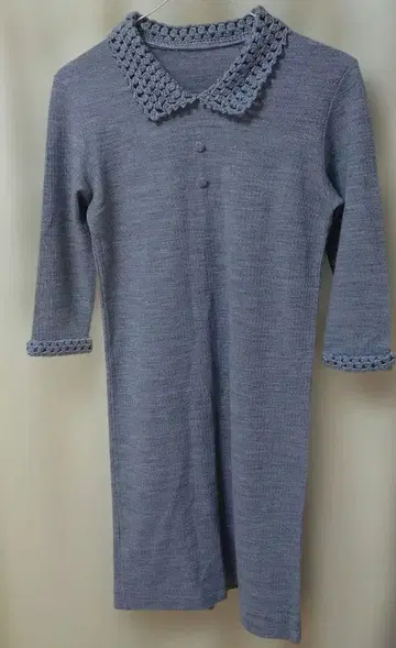 A-34 그레이 니트 원피스