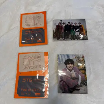 SixTONES Feel do CITY 스티커 사진 세트
