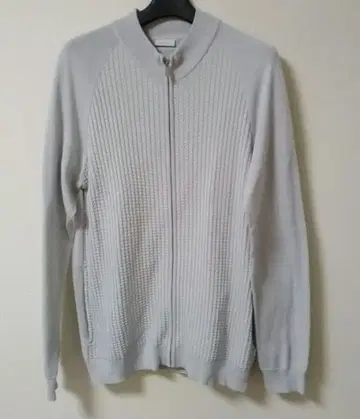 캘빈 클라인 그레이 니트 가디건 집업 XL