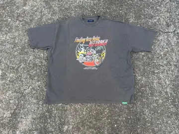 90년대 바이크 디자인 T셔츠 다크 그레이